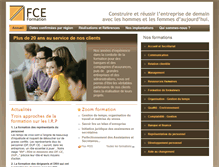 Tablet Screenshot of fce-formation.fr
